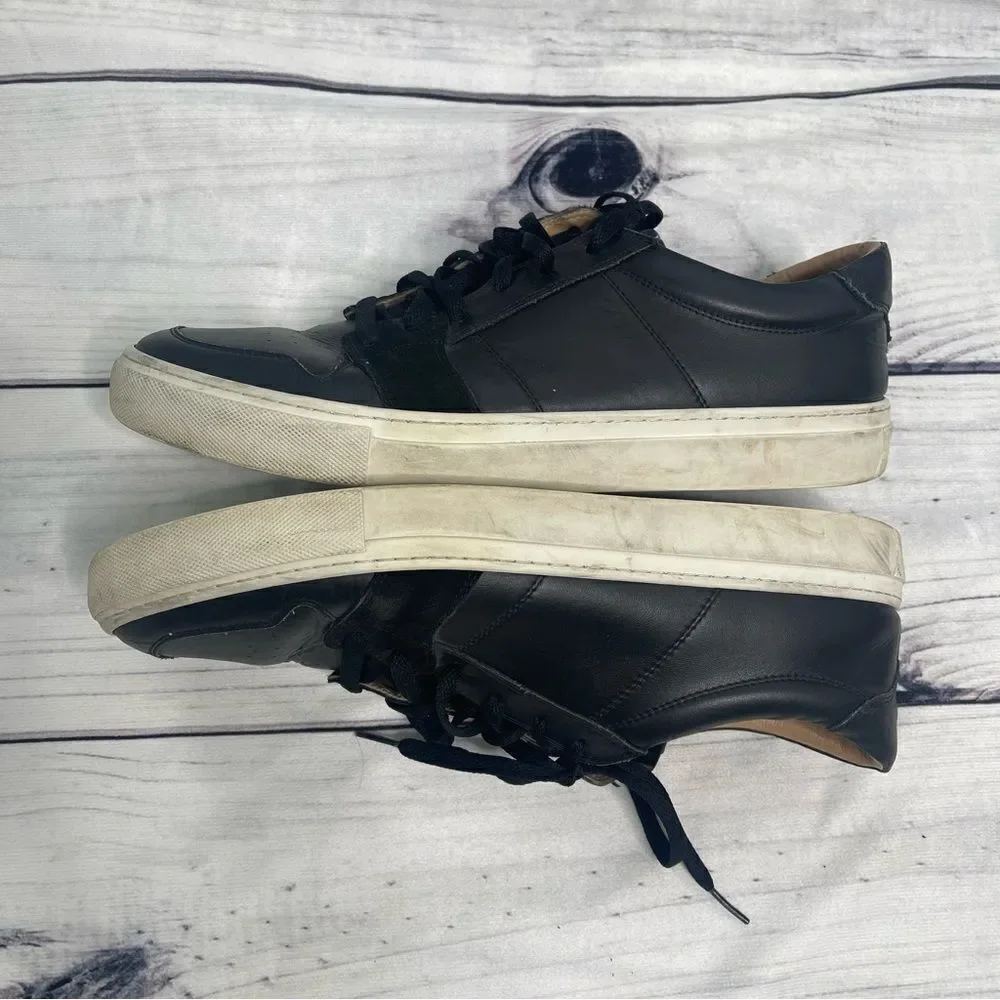 Great Brooklyn Men's Sneakers‎ Shoes Size 13 Triple Black Made In Italy